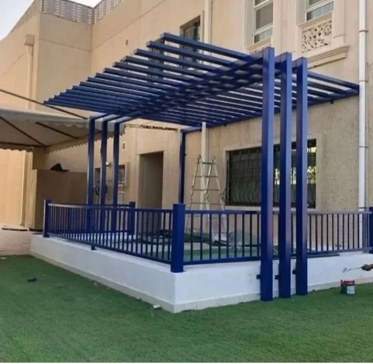 برجولات حديد مودرن