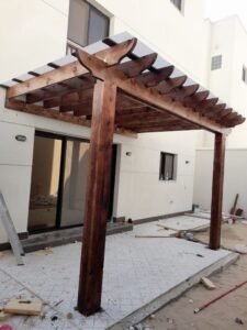 برجولات خشب 