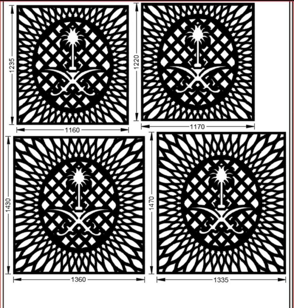 شبابيك قص ليزر